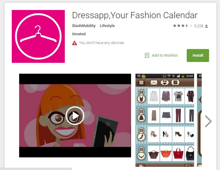 Dressapp