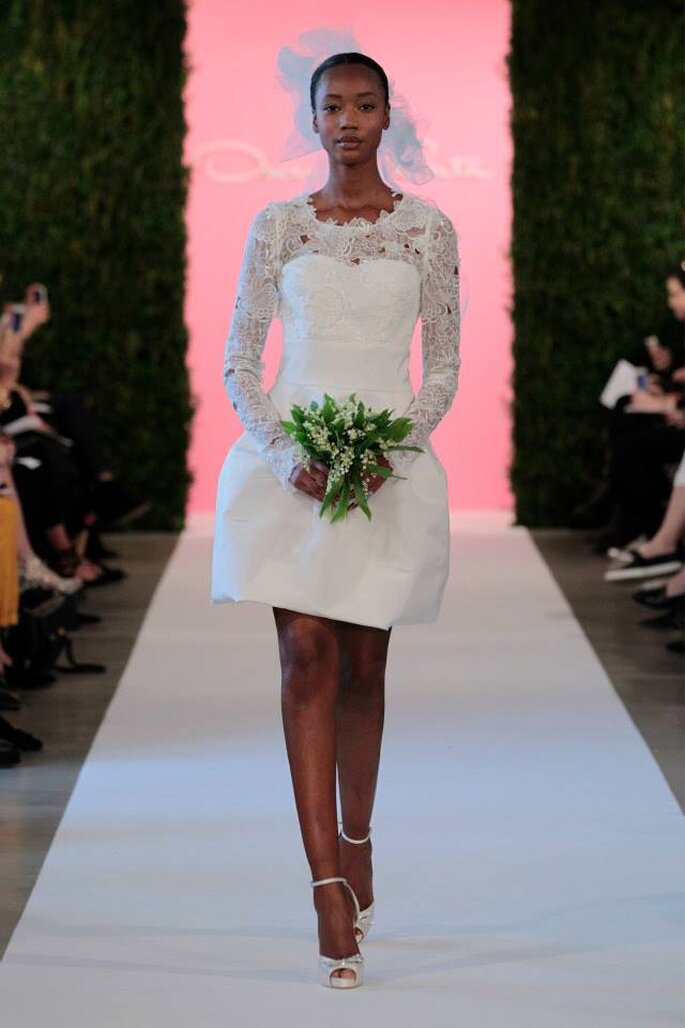 Foto: Colecção de Primavera de 2015 de Óscar de la Renta na NY Bridal Week