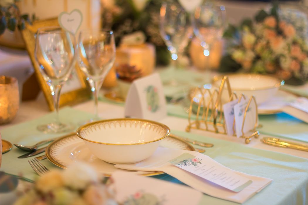mesa de casamento