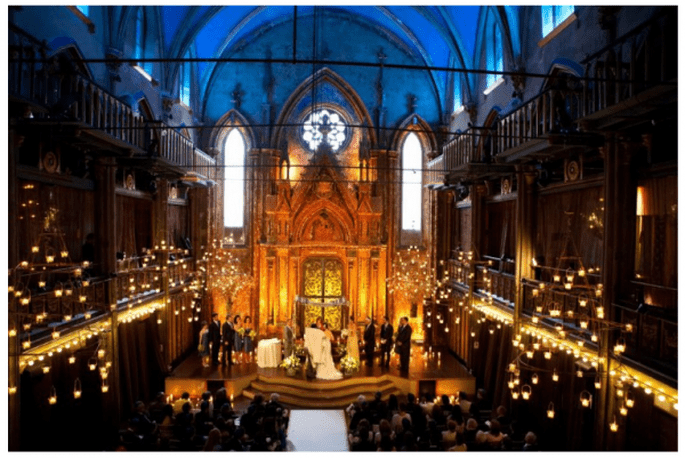 Decoración de boda con velas - Foto Dave Robbins