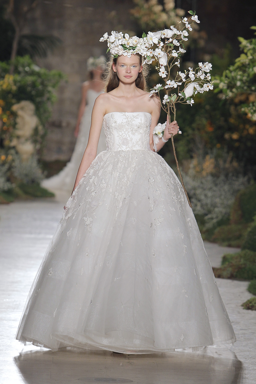 Reem Acra. Créditos: Barcelona Bridal Fashion Week