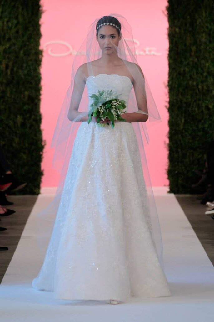 Foto: Colecção de Primavera de 2015 de Óscar de la Renta na NY Bridal Week