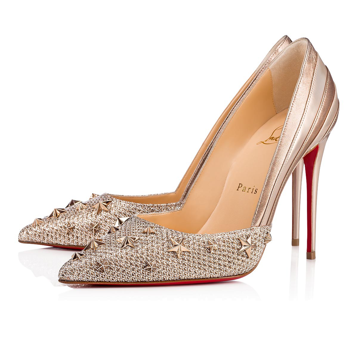 Wonder Pump Glitter Diams Nappa Silk, Christian Louboutin