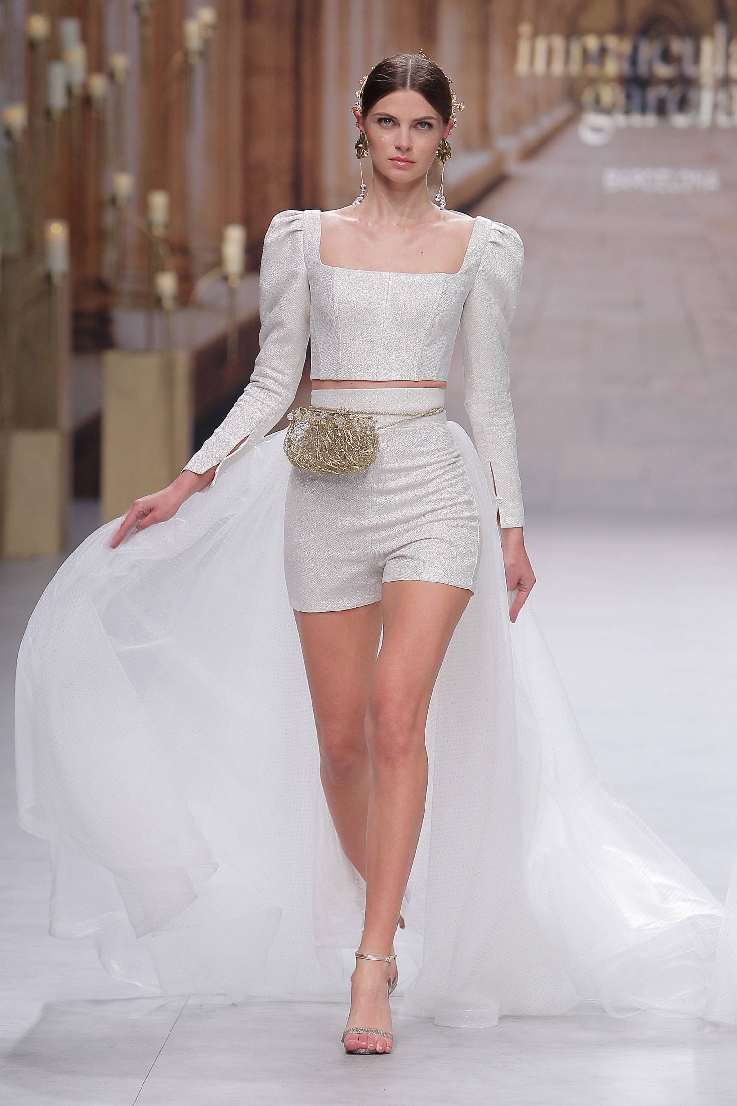 Inmaculada Garcia. Credits: Valmont Barcelona Bridal Fashion Week