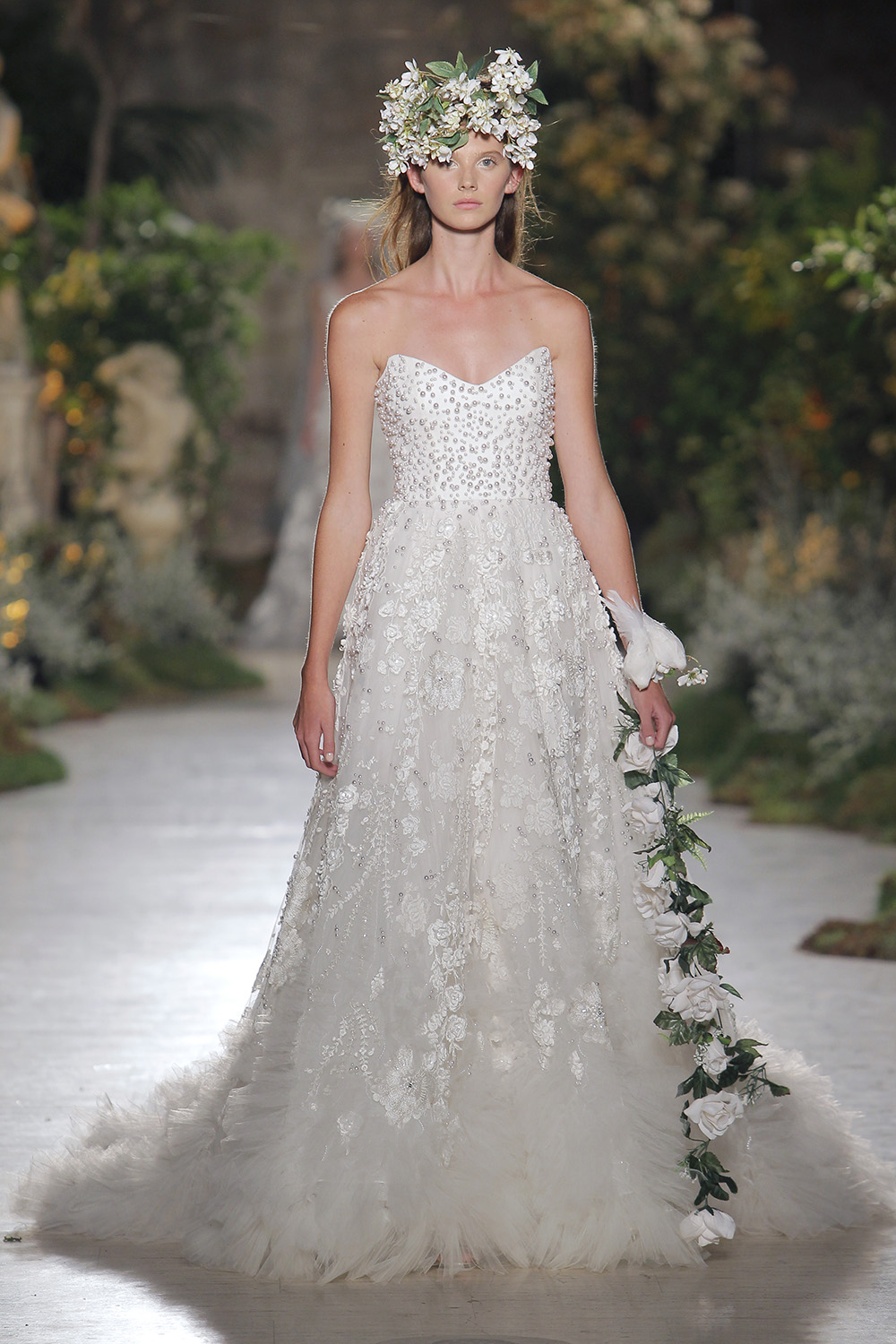 Reem Acra. Créditos: Barcelona Bridal Fashion Week