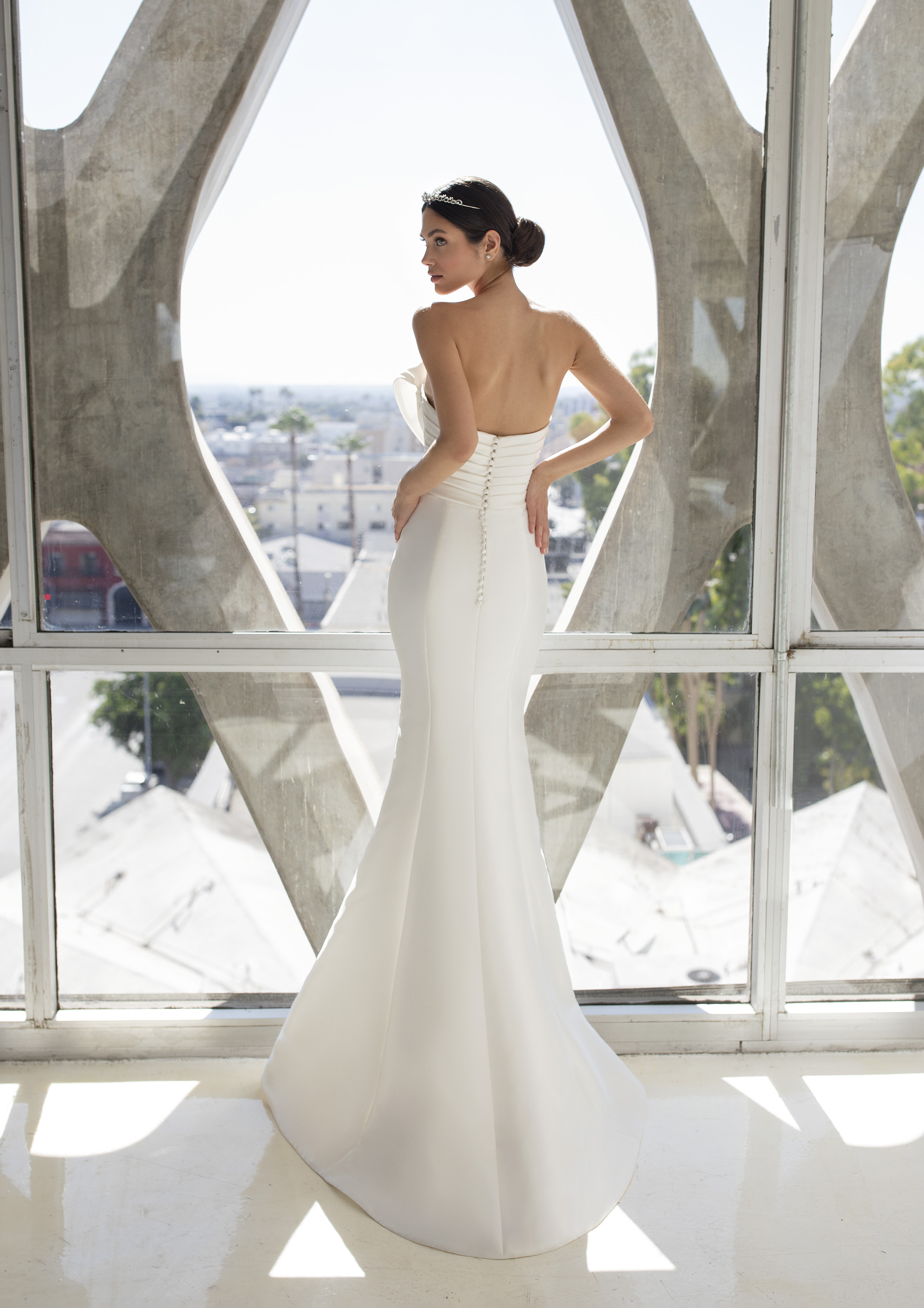 Vestido de noiva modelo Malone da coleção Pronovias 2021 Cruise Collection