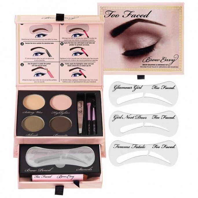 Delinea tus cejas para verte más joven en tu boda - Foto Too Faced en Sephora