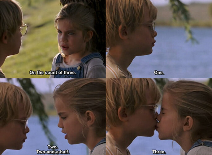 Macaulay Culkin e Anna Chlumsky em O Primeiro Beijo. Foto unitedstatesofally.tumblr