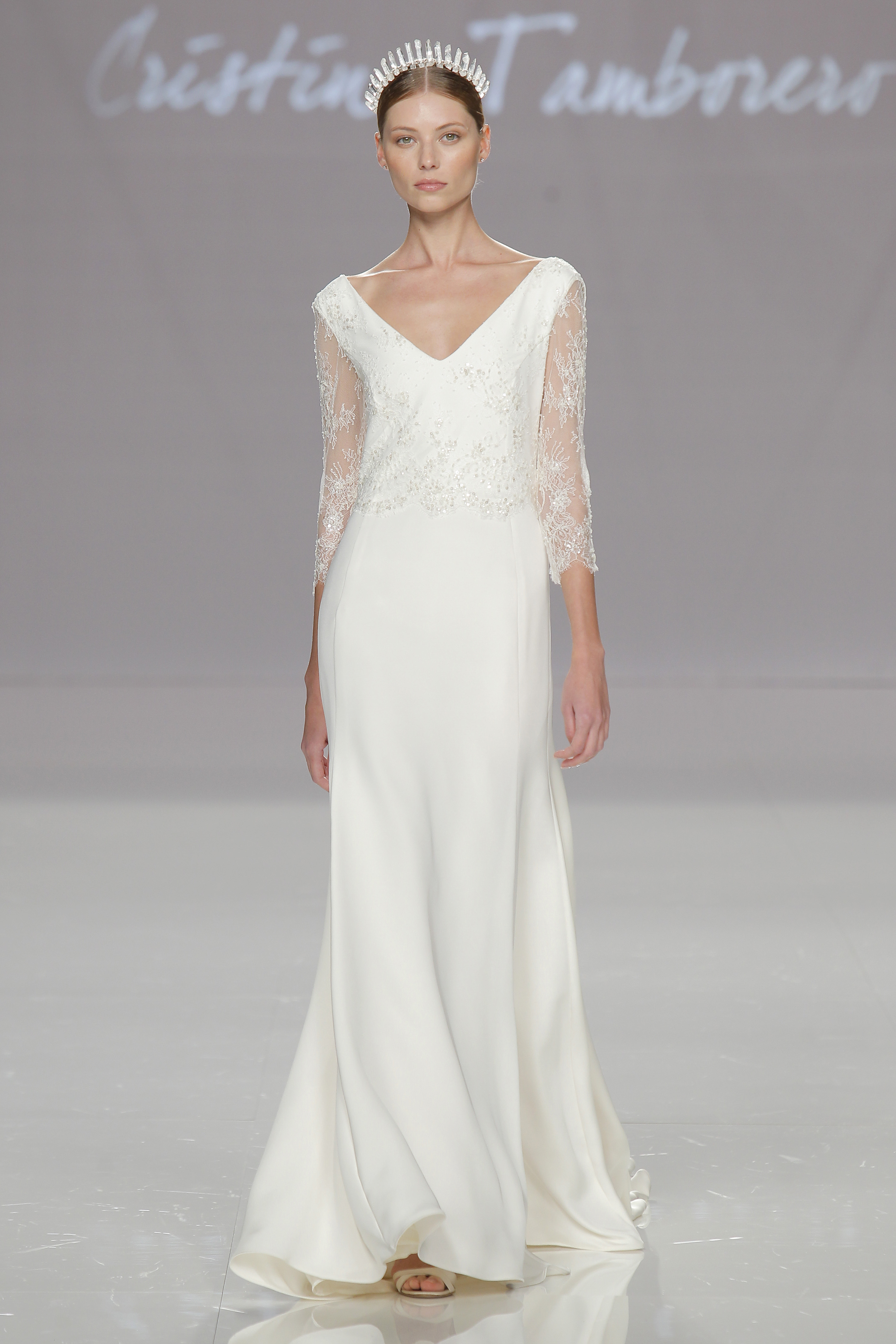 Cristina Tamborero. Credits: Barcelona Bridal Fashion Week