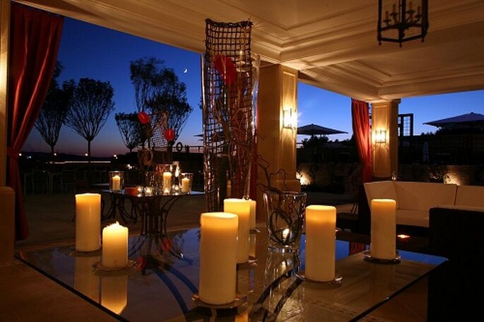 El hotel cuenta con relajantes espacios 'chill out'. Foto: Hilton Buenavista Toledo.