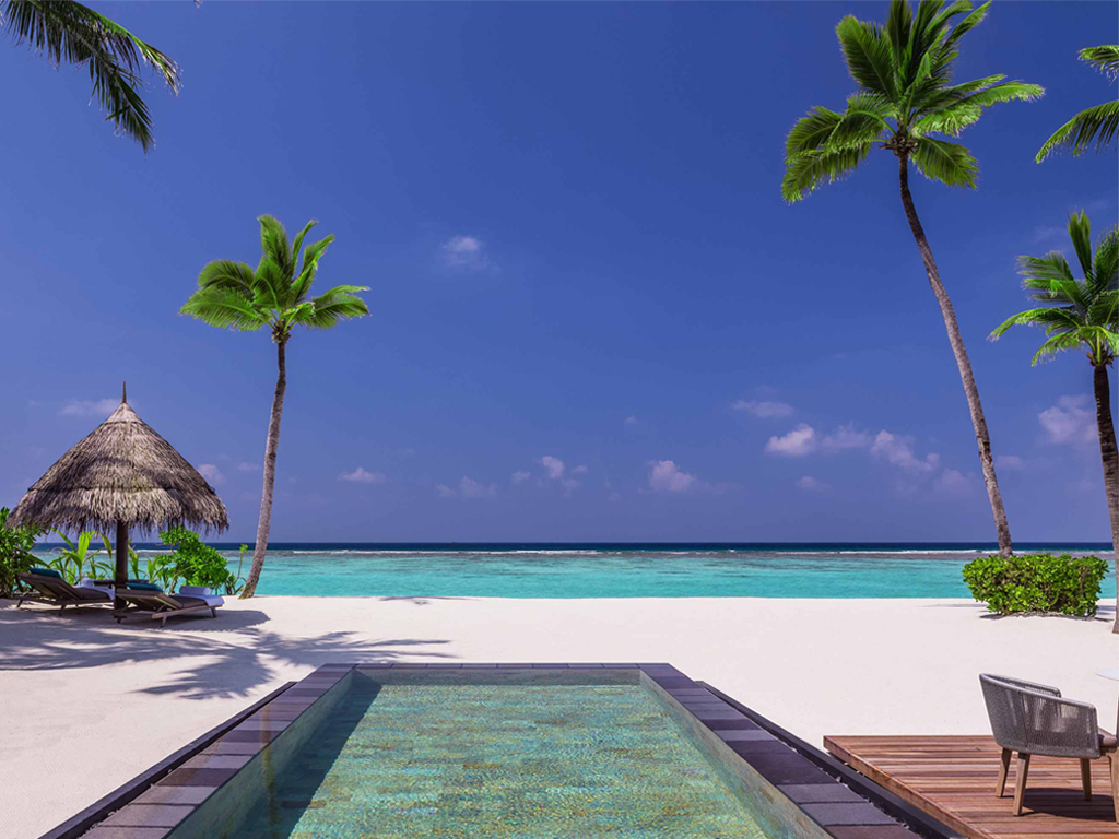 Um destino de lua-de-mel não foi suficiente para Fergie e Josh. Após o casamento em Malibu, em 2009, os recém-casados alugaram uma villa no resort One &amp; Only Reethi Rah nas Maldivas. Foto: One &amp; Only Reethi Rah