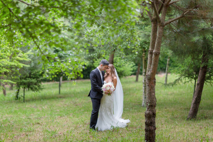 Boda romántica en Portugal. Foto: André Teixeira, Brancoprata