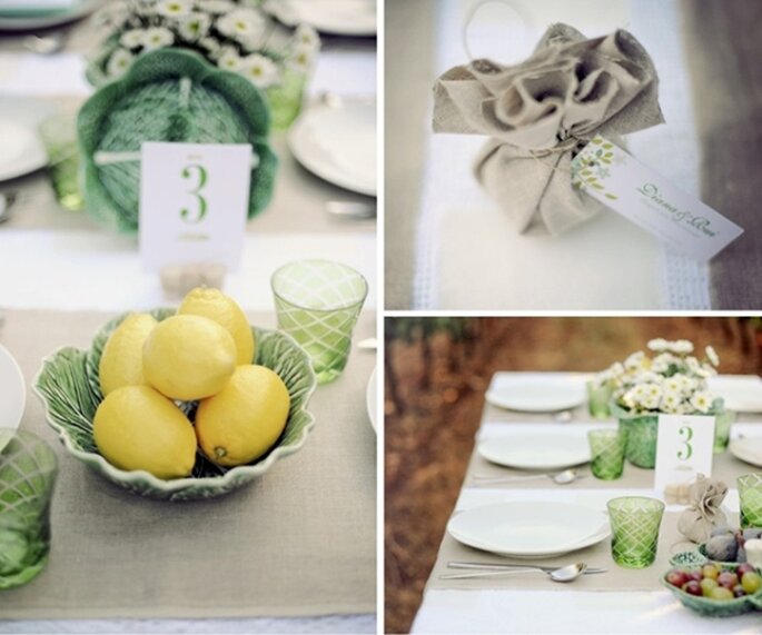 Centro de mesa pela Éter Wedding
