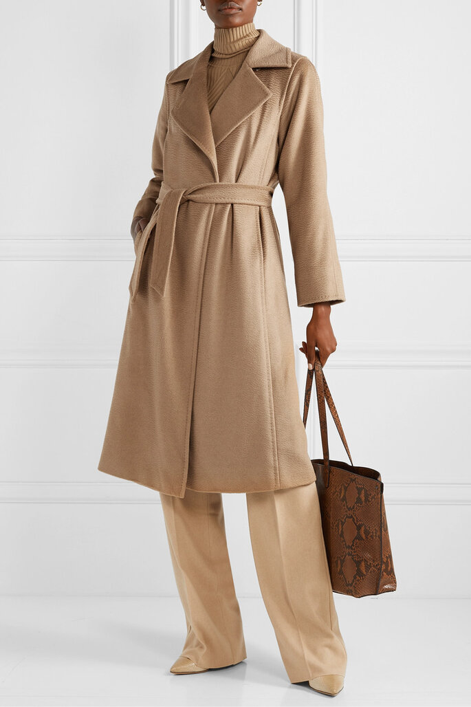 Casaco Camel Max Mara via Net-a-Porter