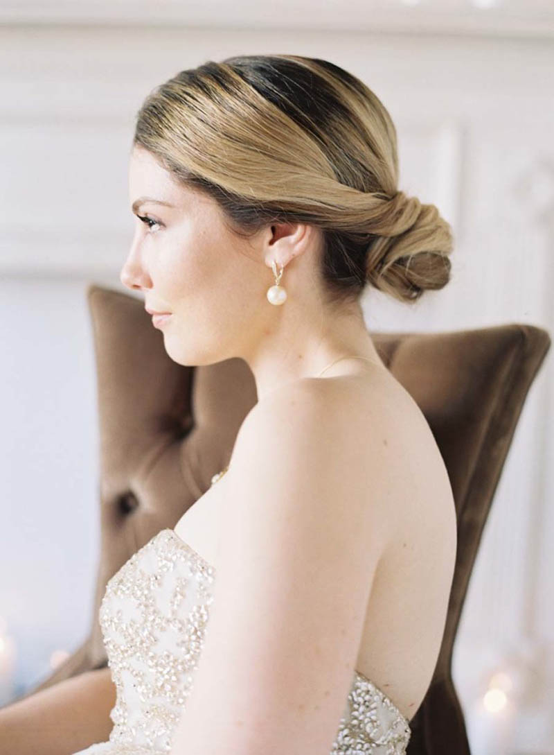 35 penteados de noiva com coque: o toque final no seu look para arrasar!