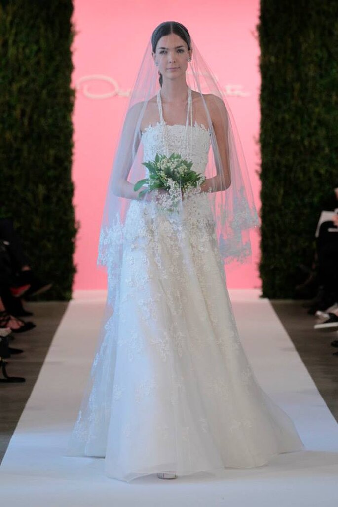 Foto: Colecção de Primavera de 2015 de Óscar de la Renta na NY Bridal Week