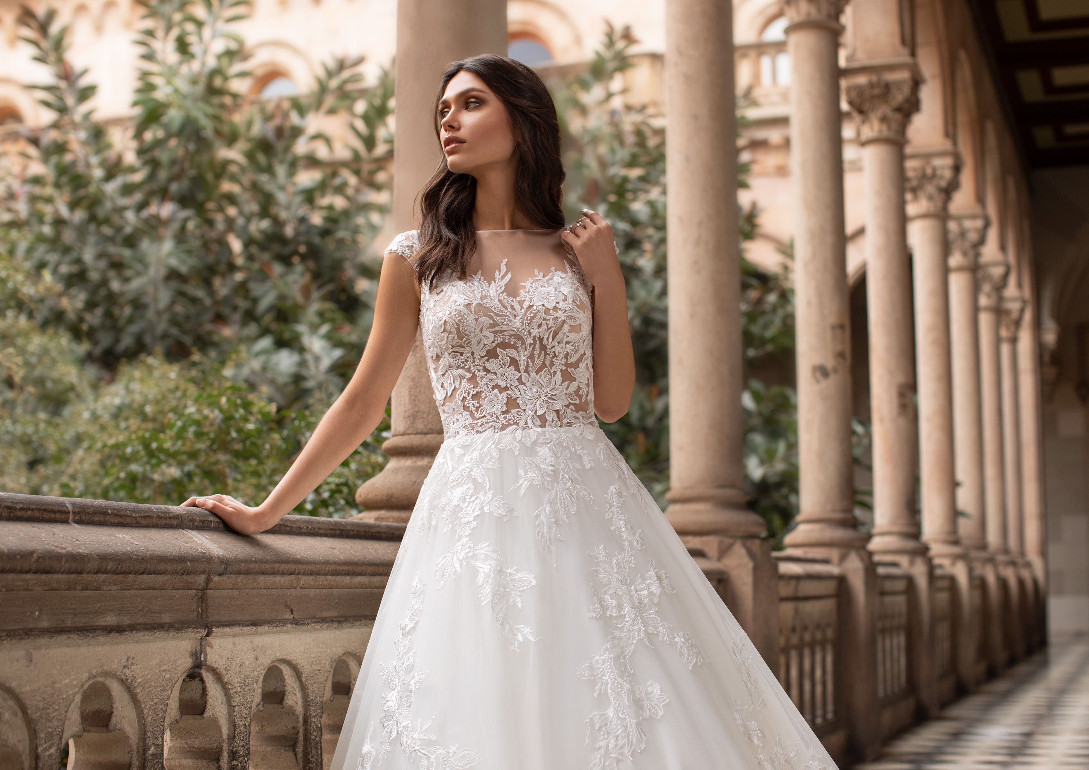 Vestido de noiva modelo Griffith da coleção Pronovias 2021 Cruise Collection