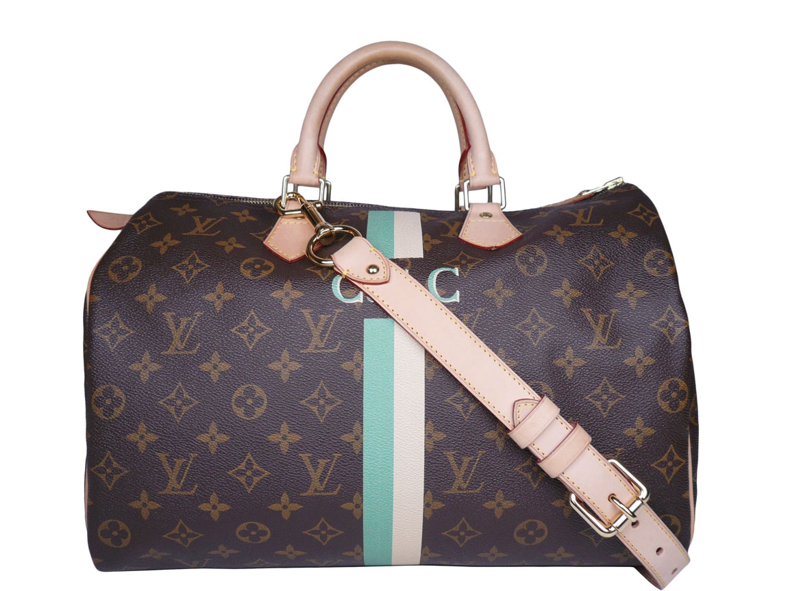 Saco de viagem personalizado com iniciais. Credits:  LOUIS VUITTON  