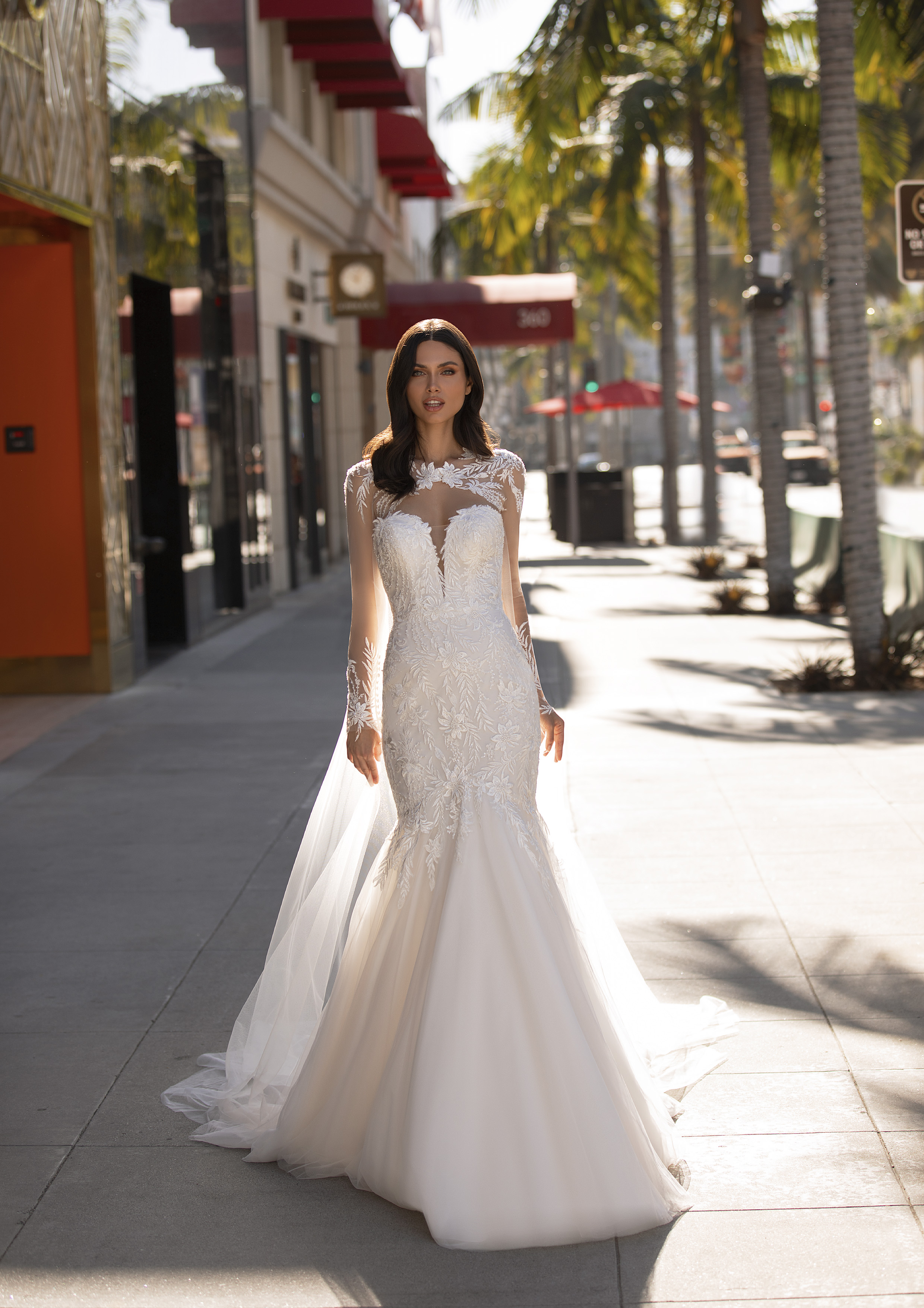 Vestido de noiva modelo Wood da coleção Pronovias 2021 Cruise Collection