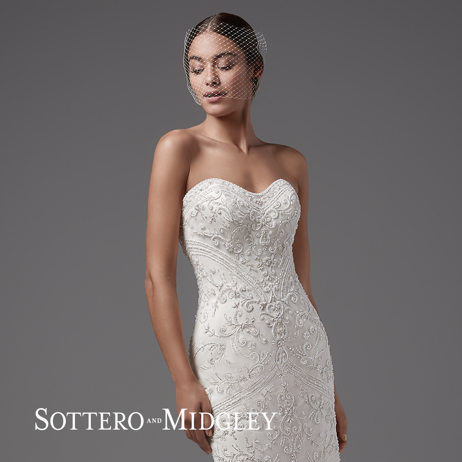 Topaz. Sottero and Midgley: Arleigh Collection