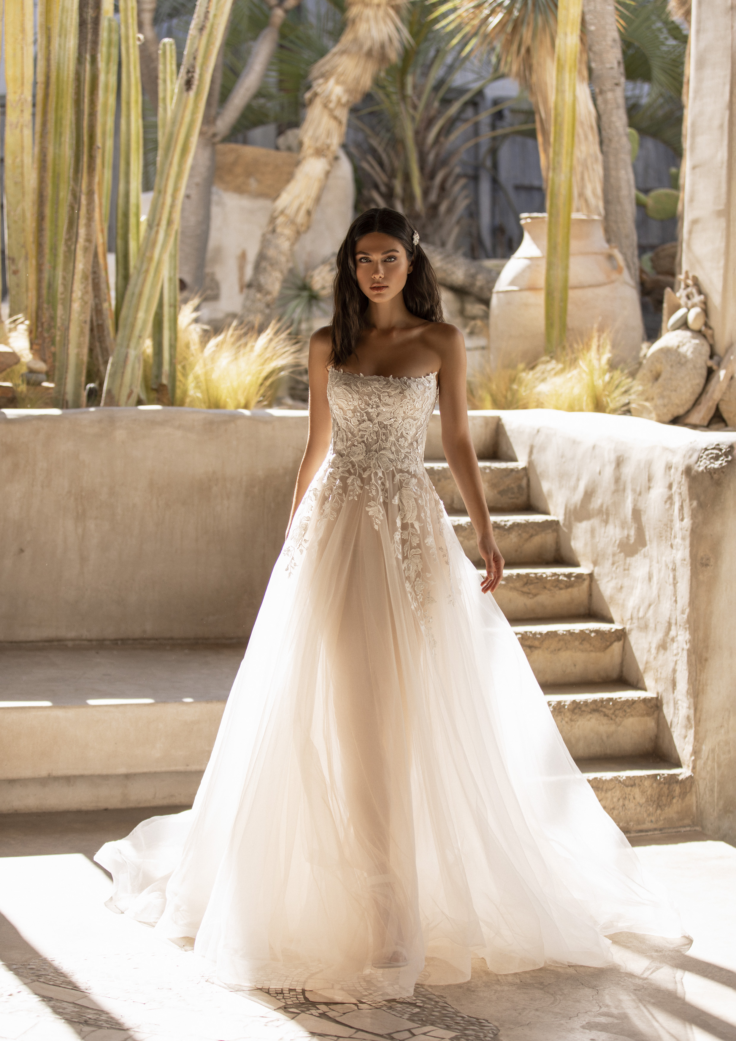 Vestido de noiva modelo Baker da coleção Pronovias 2021 Cruise Collection