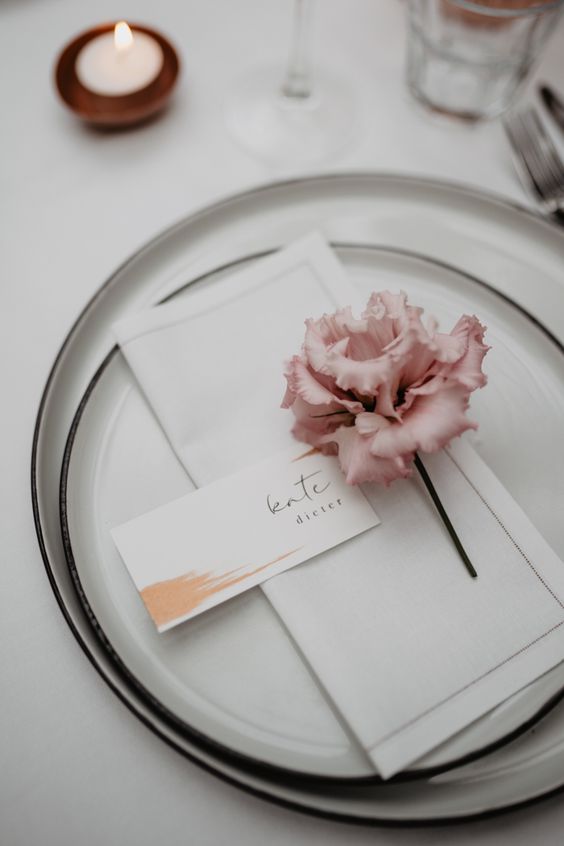 menus casamento com flores