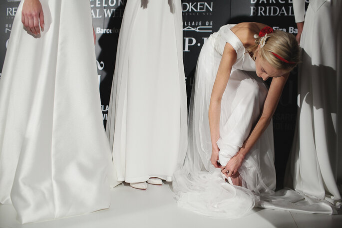 Backstage Barcelona Bridal Week 2014