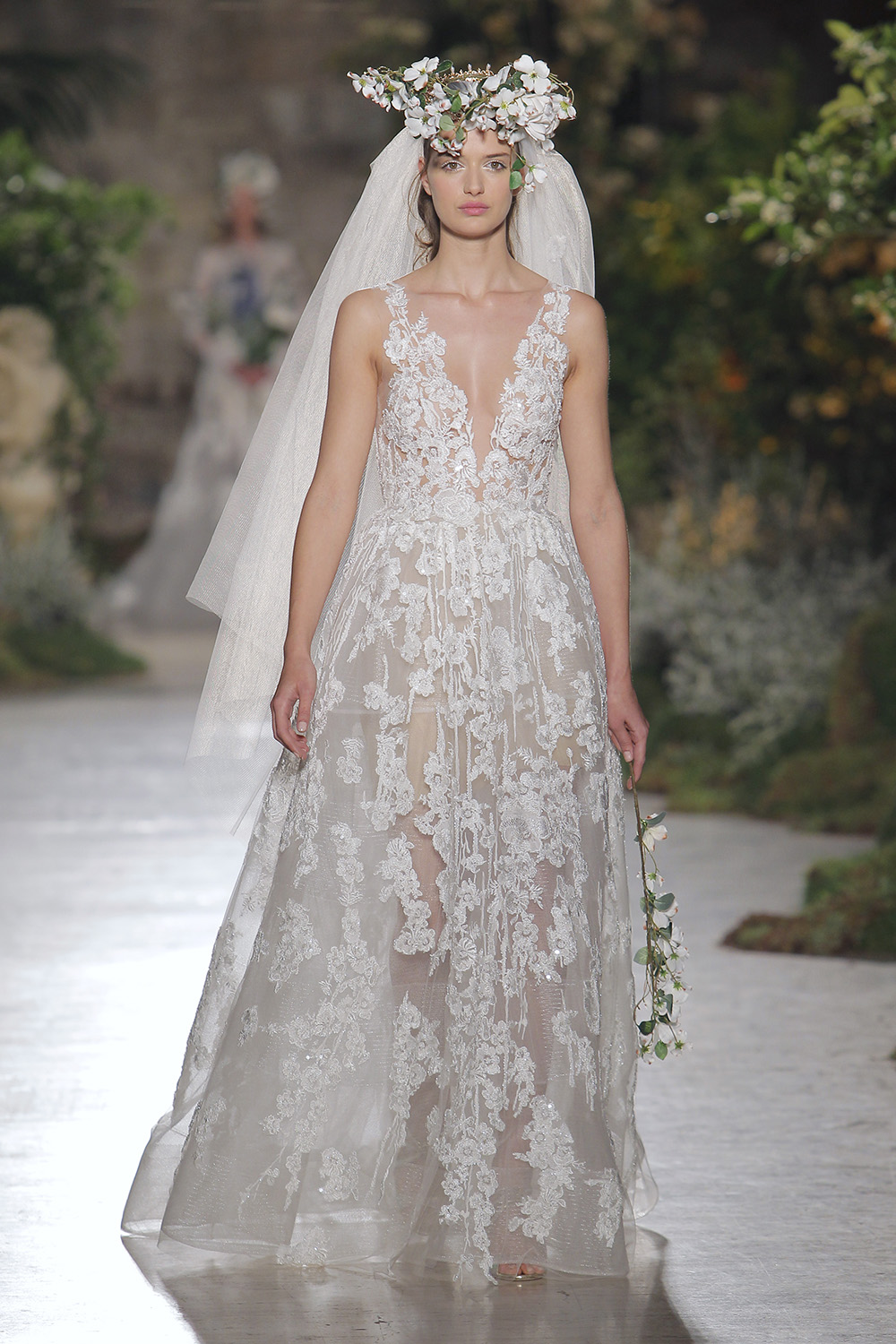 Reem Acra. Créditos: Barcelona Bridal Fashion Week