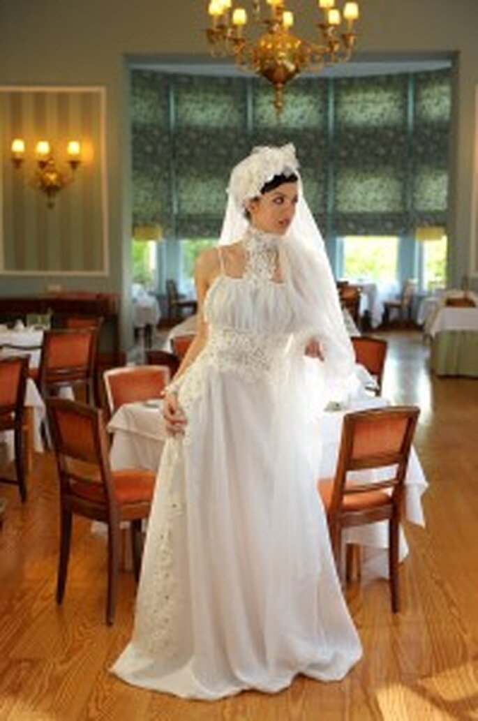 Vestido de Noiva 2010 Vintage - Olga Cardoso Pinto