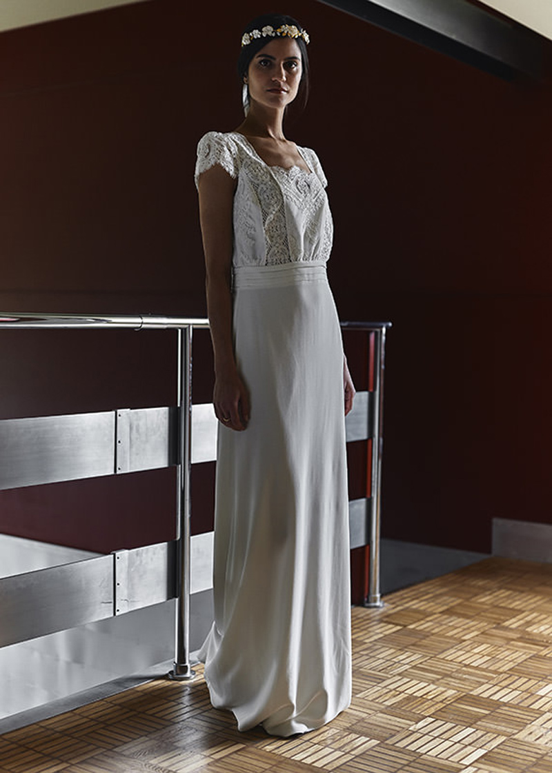 Robe Welles & couronne Dorothée Flores. Créditos: Laure de Sagazan