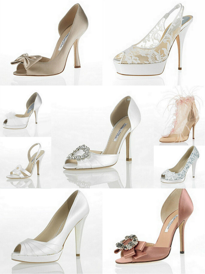 Zapatos para novia de Oscar de la Renta 2012 