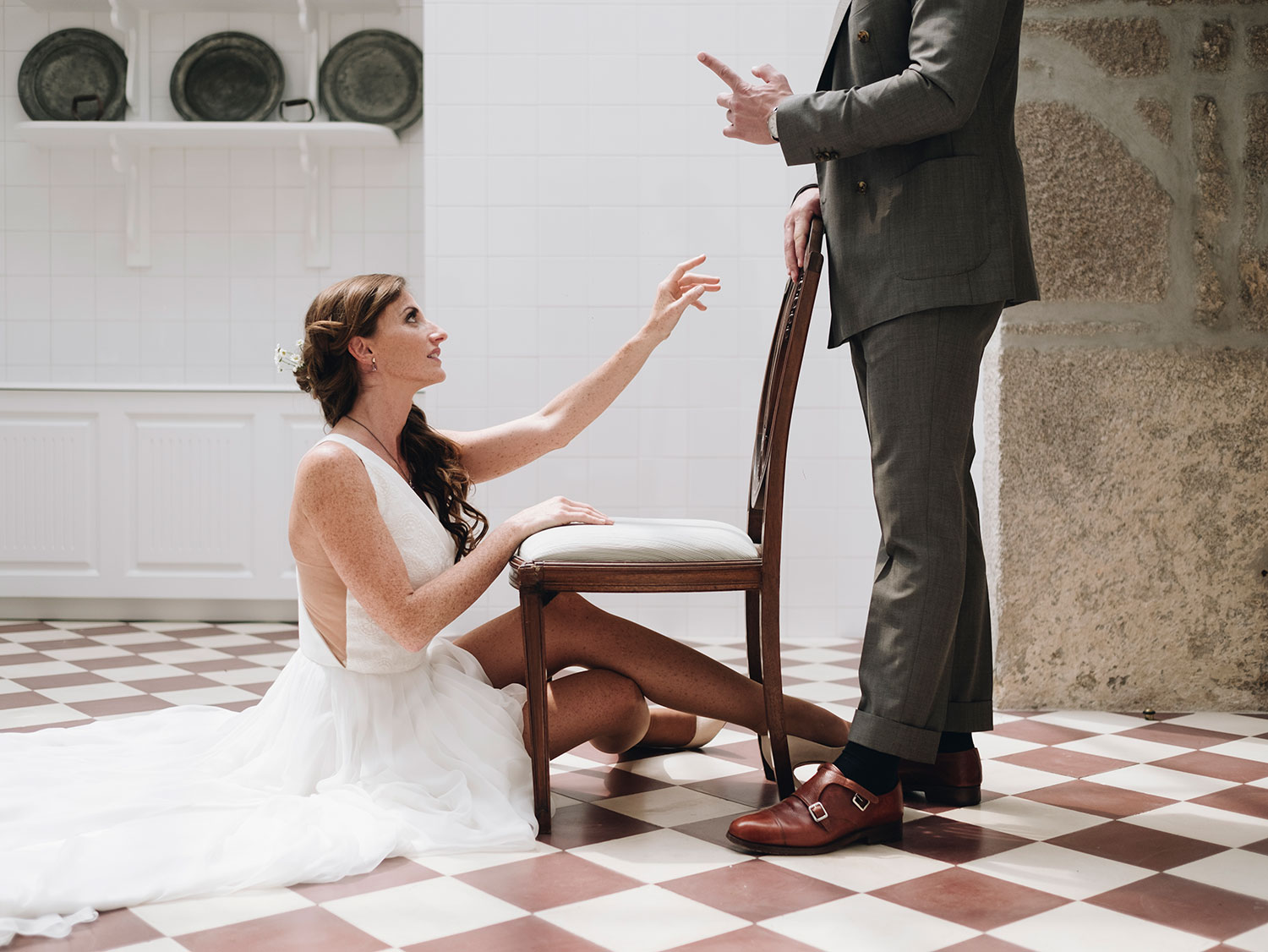 Fotografia: Nelson Marques + Andreia Torres Photography |Styling: GUIDA Design de Eventos ® | Vestido de noiva & Alta costura: Atelier Gio Rodrigues | Fato de noivo: Alfaiataria Lusa | Maquilhagem e cabelo: Espelho Meu