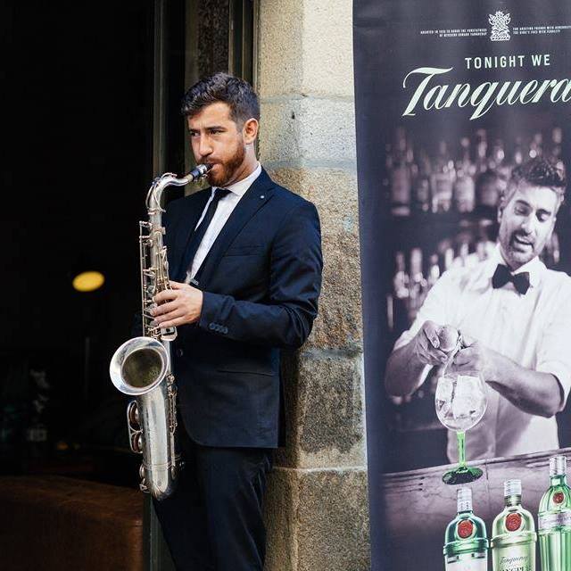 Saxofonista Tiago Vigia