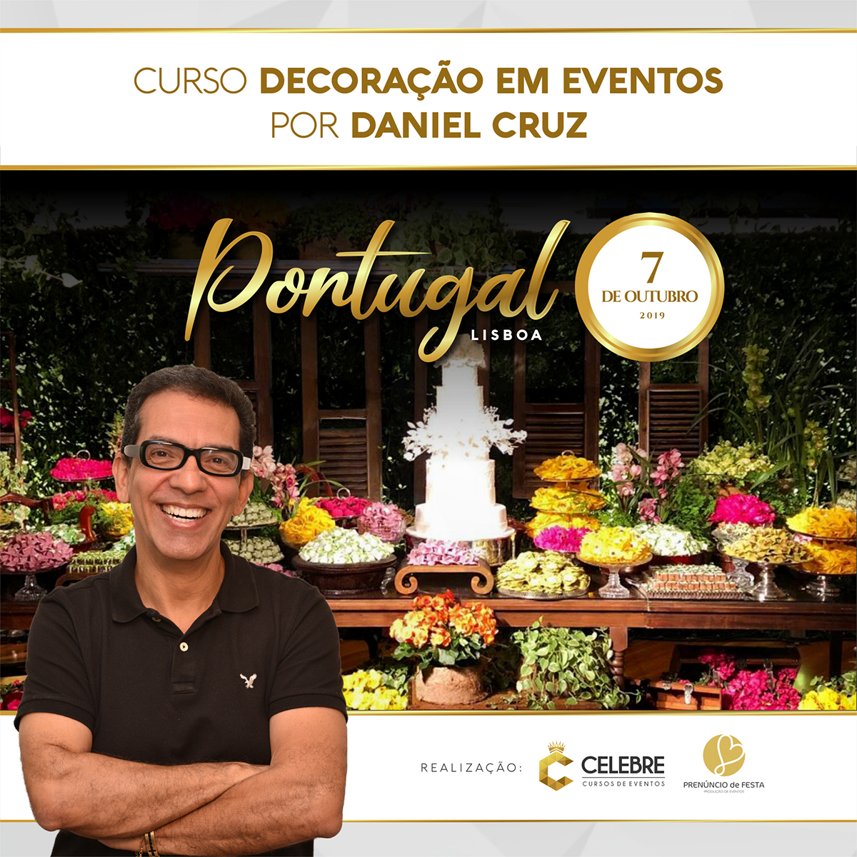 Curso decoração em eventos por Daniel Cruz