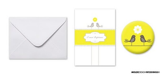 Postais para Baptismo - Moldes Design Weddings