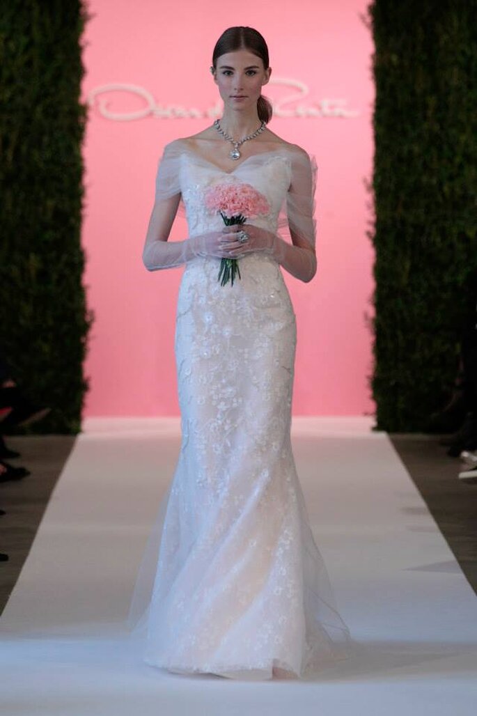 Foto: Colecção de Primavera de 2015 de Óscar de la Renta na NY Bridal Week