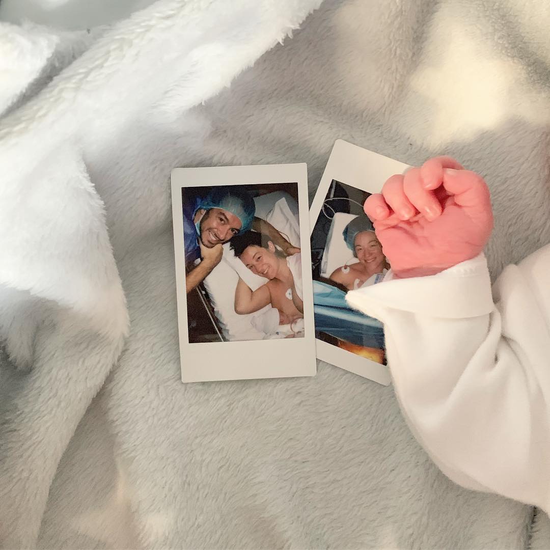 Maya Booth deu à luz no dia 27 de dezembro. | Foto via Instagram @ mayabooth
