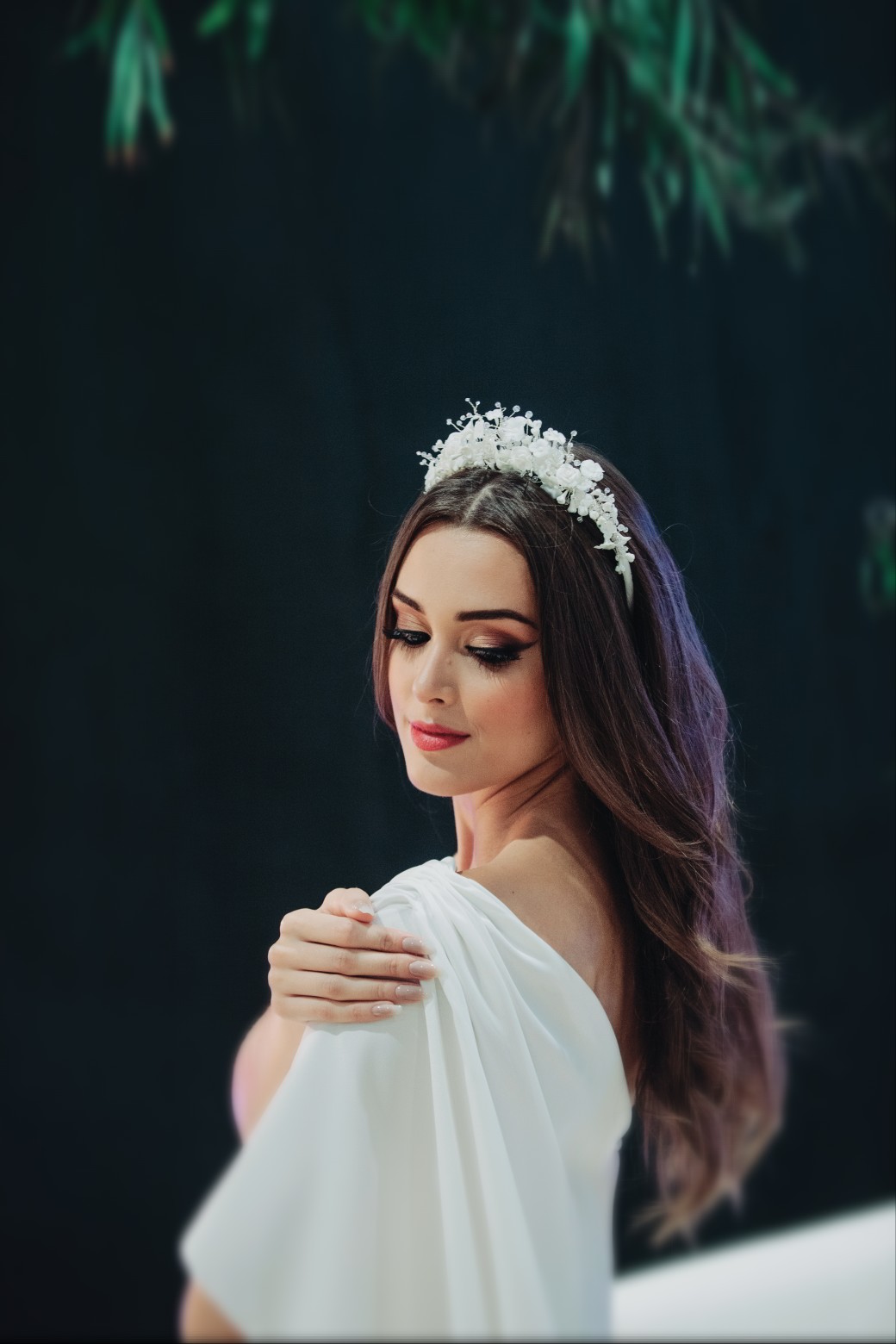 noiva com tiara
