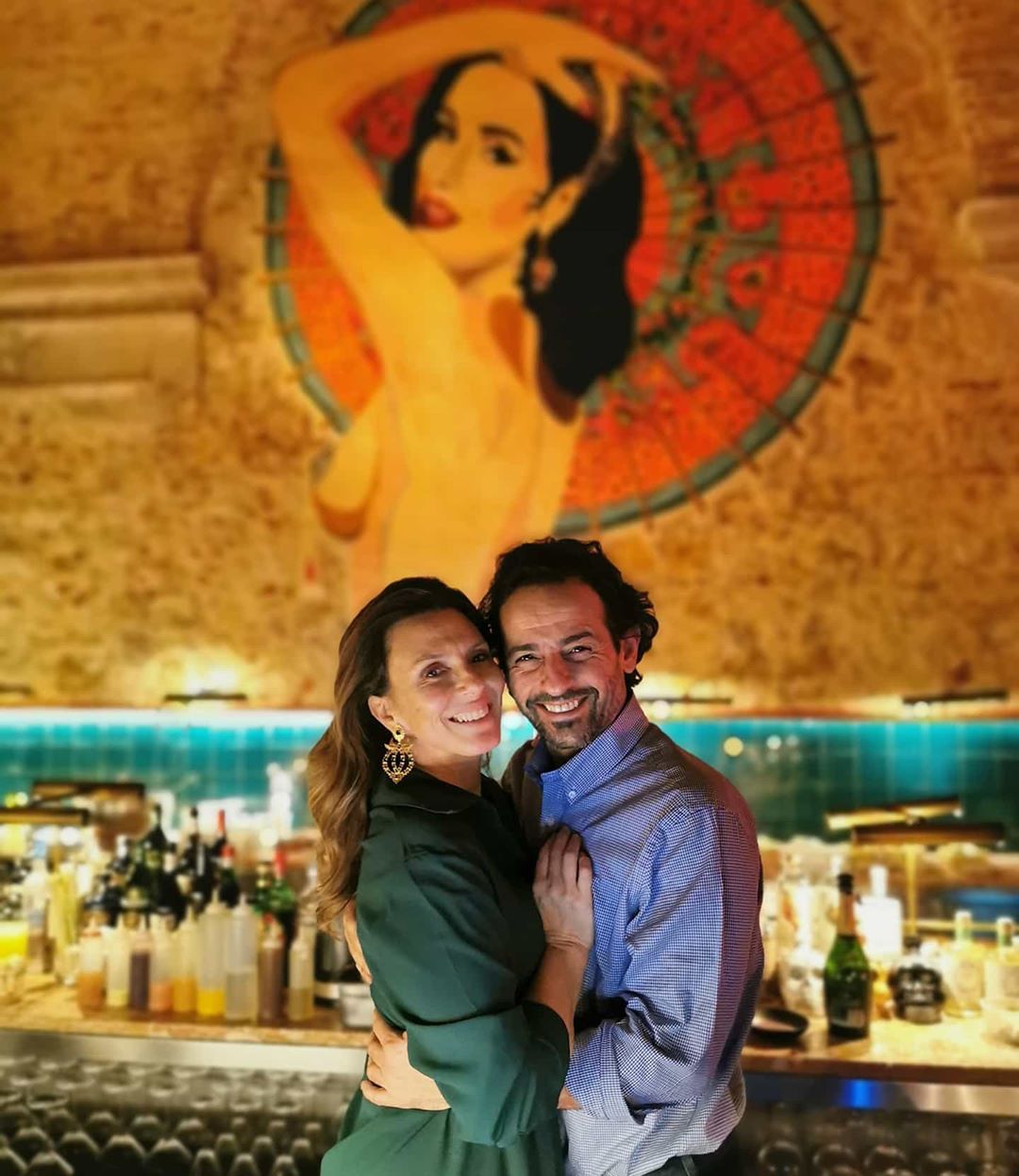 Já Sofia Cerveira mostra onde os dois foram brindar ao amor. Foto IG @sofcerveira que Gonçalo também partilhou. "A mais linda", diz ele.