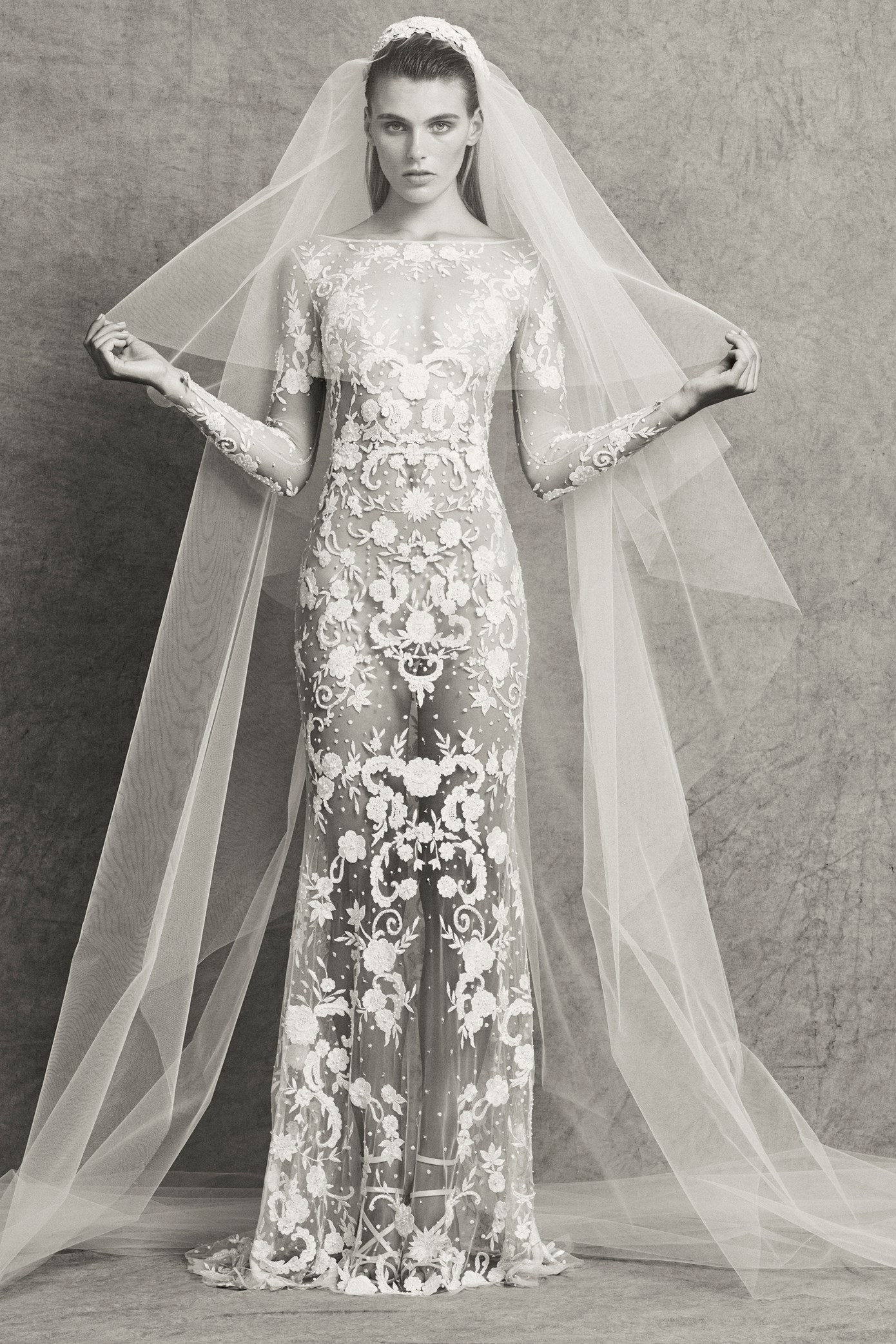 Créditos: Cyrielle with veil, Zuhair Murad