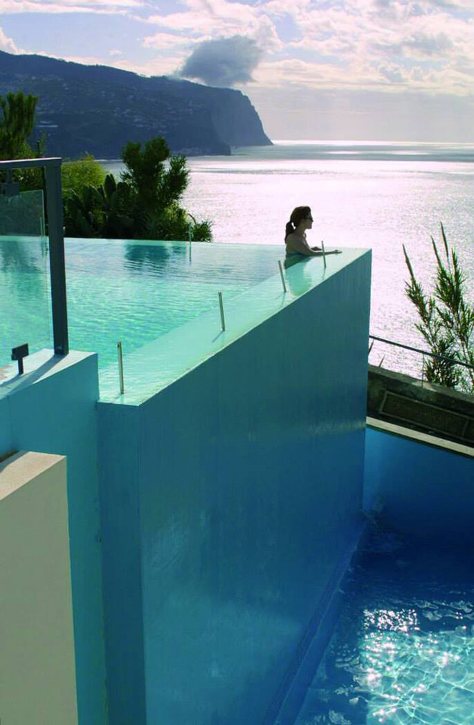 Piscina panorâmica. Foto Estalagem Ponta do Sol