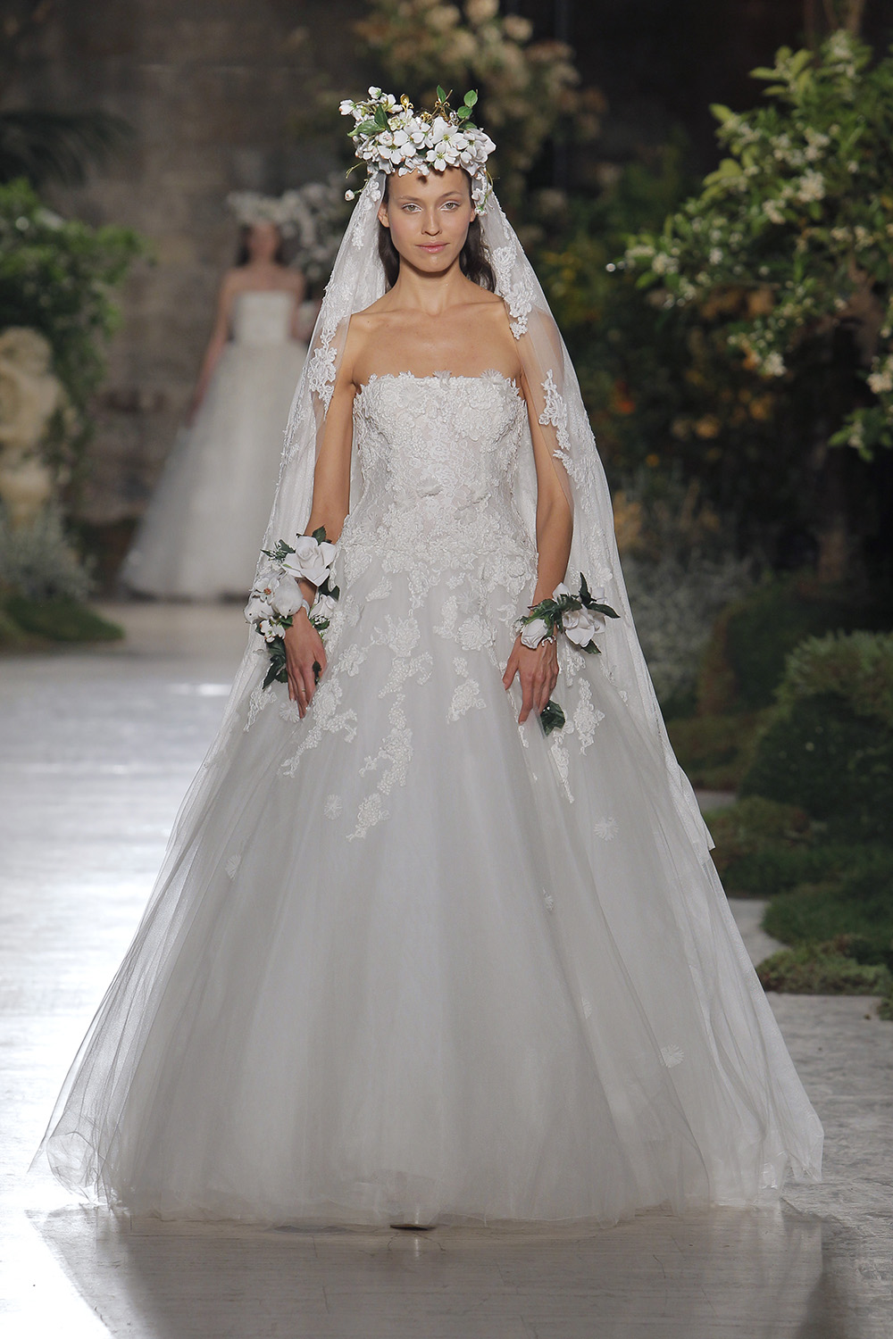 Reem Acra. Créditos: Barcelona Bridal Fashion Week