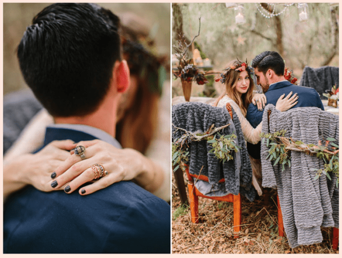 Sesión de fotos pre boda inspirada en los colores del invierno - Foto Danielle Capito