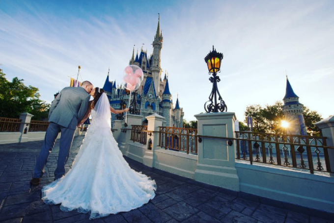 Photo : @disneyweddings Instagram