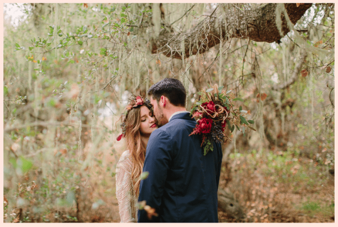 Sesión de fotos pre boda inspirada en los colores del invierno - Foto Danielle Capito