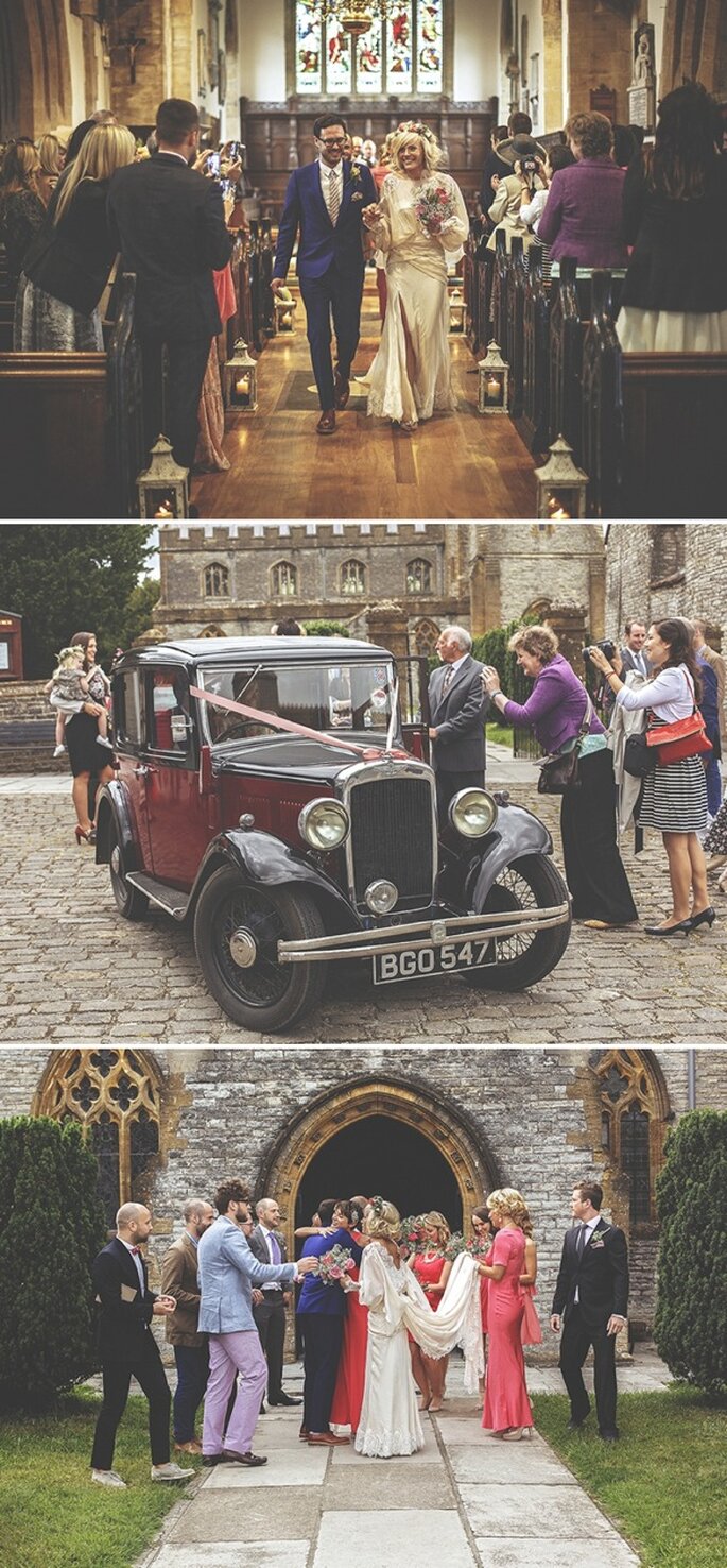 Real Wedding estilo vintage chic com detalhes rústicos DIY - Foto Howell Jones Photography