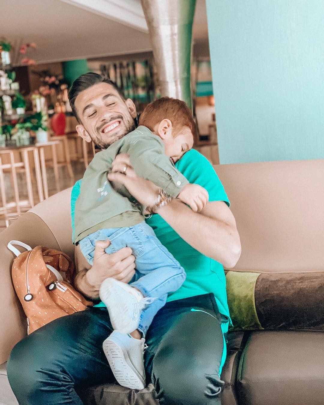 «Melhor visita do mundo» | Foto reprodução Instagram @pizzi21