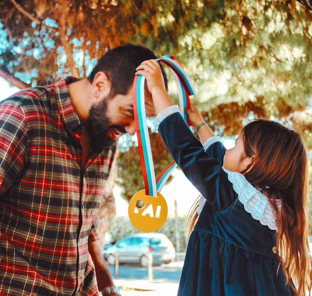 Gonçalo Uva: «Contente de ter sido premiado com a medalha de melhor pai da note!» | Foto reprodução Instagram @goncalouva