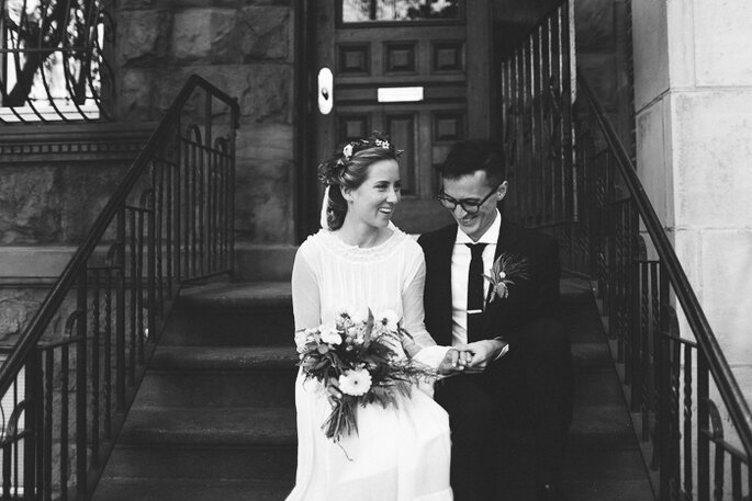 Un dulce casamiento íntimo con estilo vintage. Foto: Karen Kristian Photographer Un dulce casamiento íntimo con estilo vintage. Foto: Karen Kristian Photographer