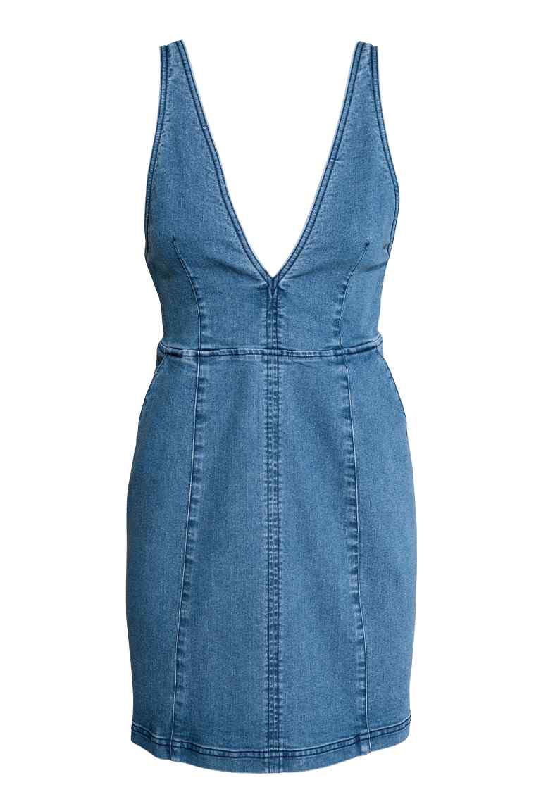 Vestido em ganga da H&amp;M (14,99€)